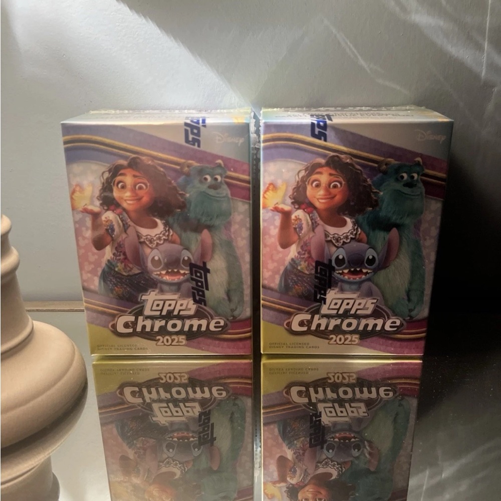 Topps Chrome 2025 Trading Cards with Colorful Characters